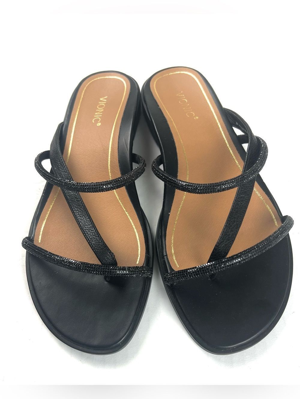 Vionic Prism Rhinestone Strappy Sandals - Picture 3 of 7